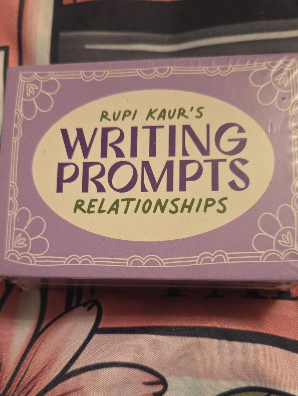 Rupi Kaur Writing Prompts: Relationships - Purple Prompt Deck
